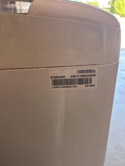 Second-hand LG 9.5kg Top Load Washing Machine - Photo 6)