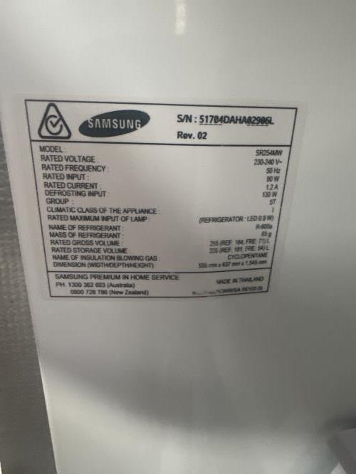 Second-hand Samsung 255L Top Mount Fridge - Photo 6)