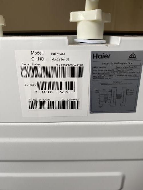 Second-hand Haier 6kg Top Load Washing Machine - Photo 6)