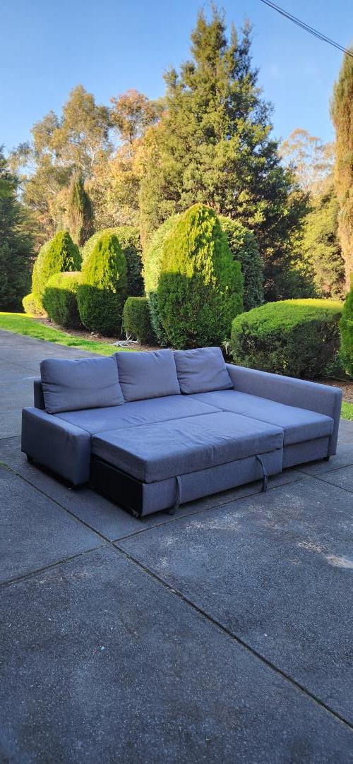 Second-hand IKEA Sofa Bed with Storage - Photo 6)