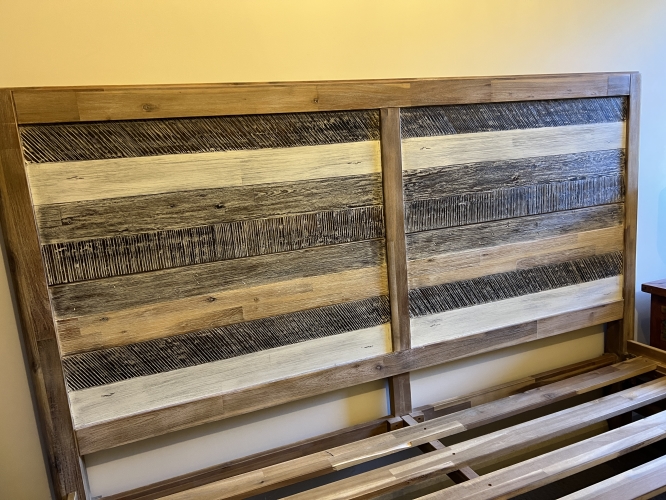Second-hand King Size Bed Frame with Storage Drawers - Photo 6)
