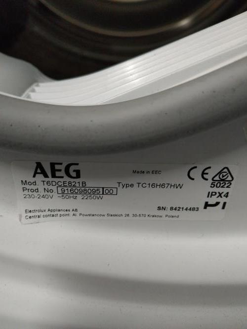 Second-hand AEG 8kg Dryer - Photo 6)