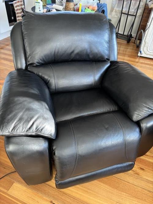 Second-hand Electric Recliner Sofa with matching Armchair - Photo 6)