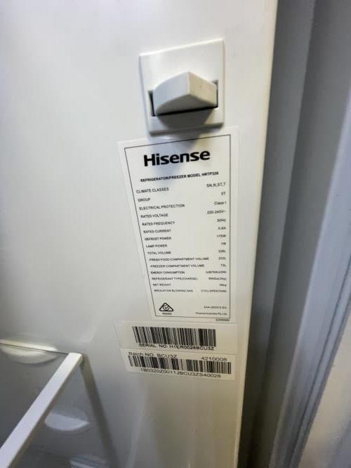 Second-hand Hisense 326L Top Mount Fridge - Photo 6)