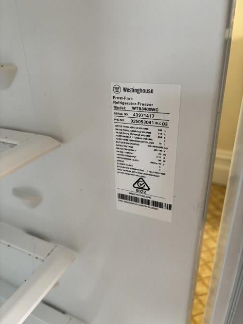 Second-hand Westinghouse 349L Top Mount Fridge - Photo 6)