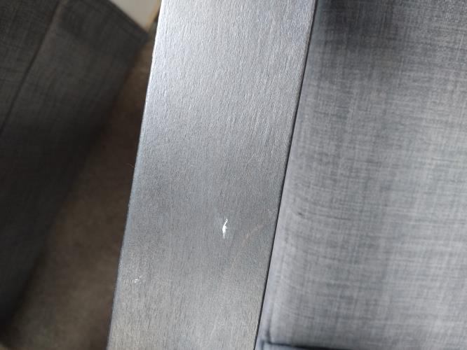 Second-hand IKEA POANG Armchair with Foot Stool - Photo 6)