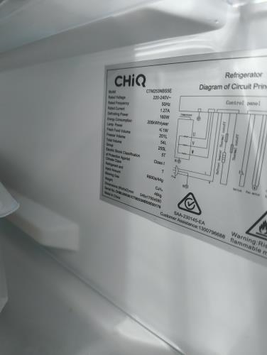 Second-hand Chiq 255L Top Mount Fridge - Photo 6)