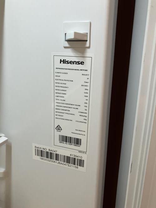 Second-hand Hisense 205L Top Mount Fridge - Photo 6)