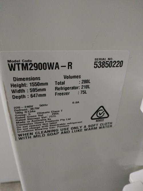Second-hand Westinghouse 280L Top Mount Fridge - Photo 6)