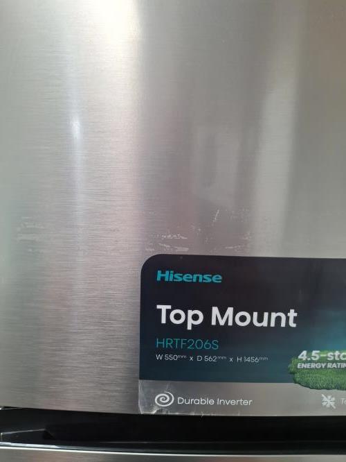Second-hand Hisense 205L Top Mount Fridge - Photo 6)