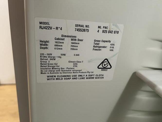 Second-hand Westinghouse 420L Top Mount Fridge - Photo 6)