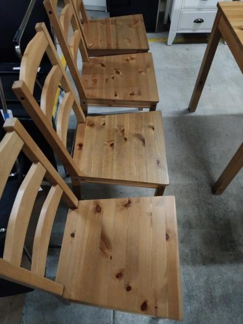 Second-hand IKEA Dining Table with 4 Chairs - Photo 6)