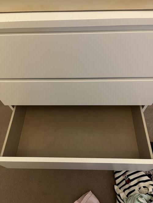 Second-hand IKEA Malm 4 Drawer Chest of Drawers - Photo 6)