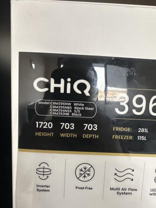 Second-hand Chiq 396L Bottom Mount Fridge - Photo 6)
