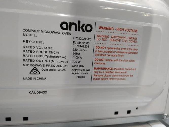 Second-hand Anko Microwave - Photo 6)