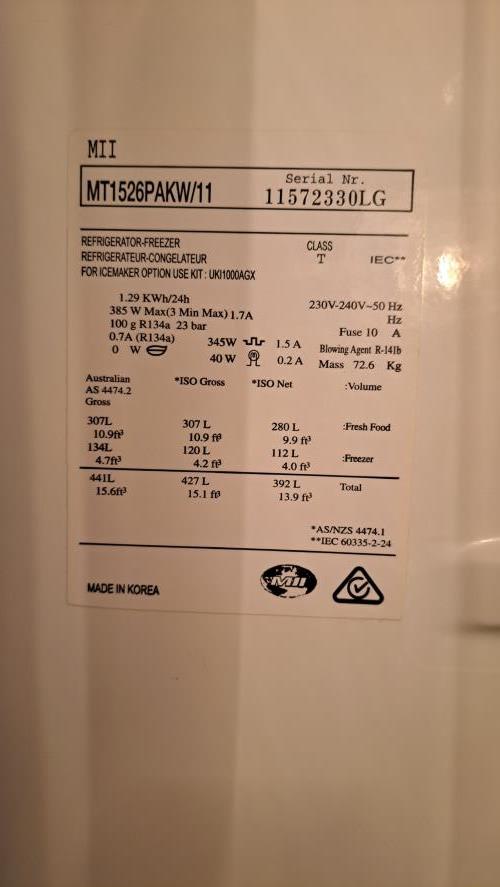 Second-hand MAYTAG 441L Top Mount Fridge - Photo 6)