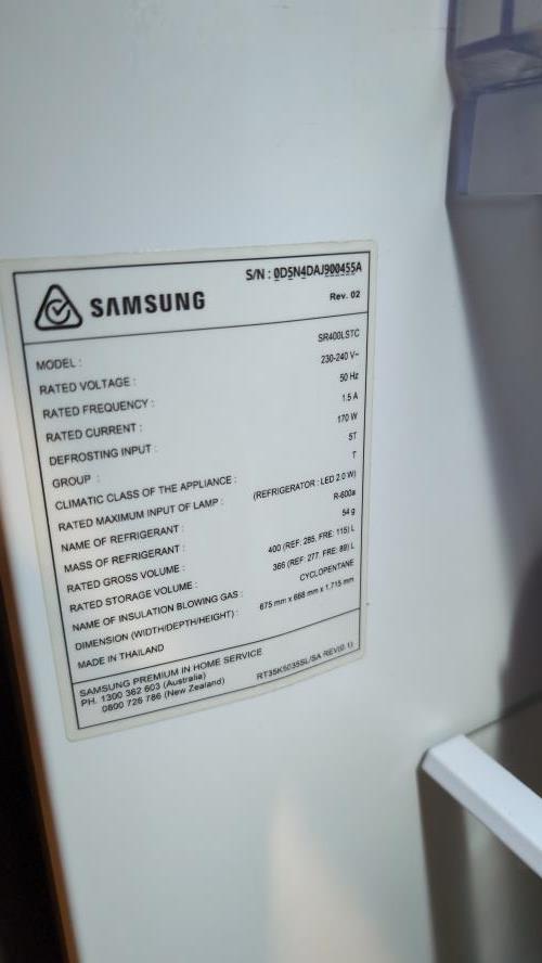 Second-hand Samsung 400L Top Mount Fridge - Photo 6)