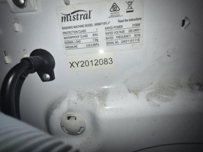Second-hand Mistral 7kg Front Load Washing Machine - Photo 6)