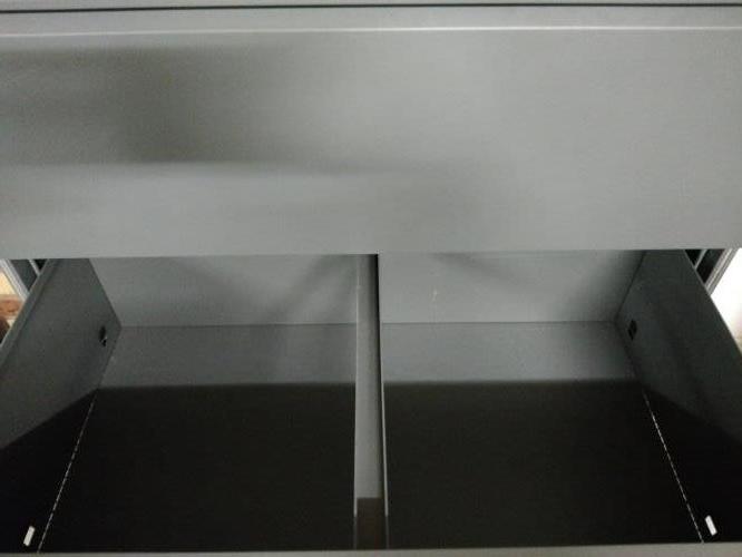 Second-hand Dark Grey Storage (and Filing) Cabinet (2 Files Wide) \u2013 Metal - Photo 6)