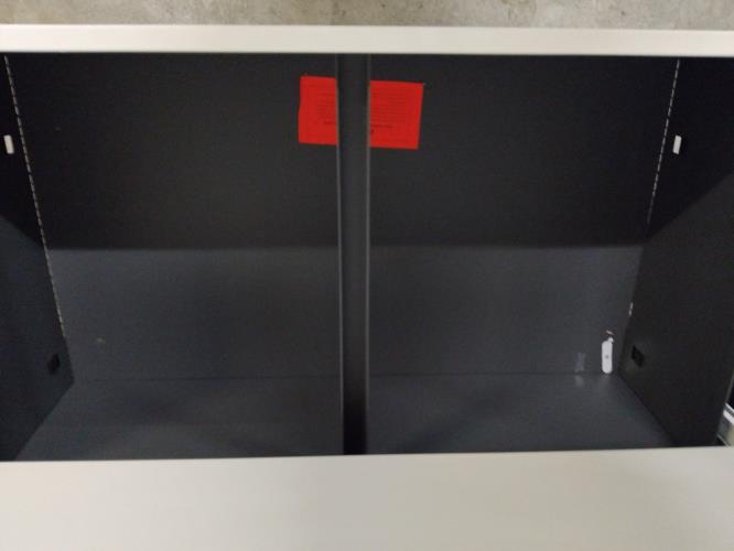 Second-hand White Storage (and Filing) Cabinet (2 Files Wide) \u2013 Metal - Photo 6)