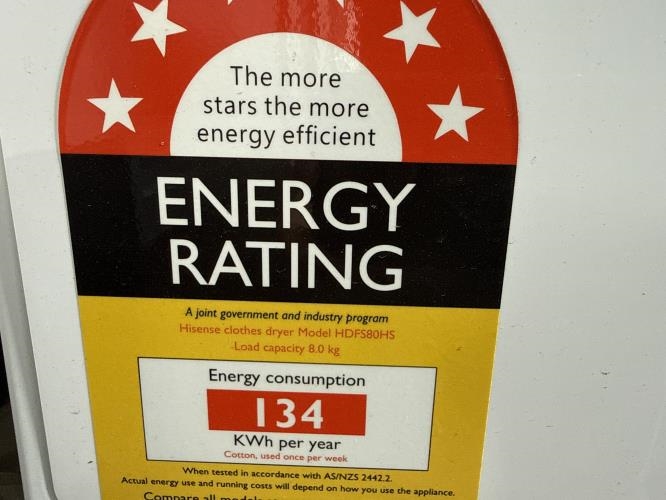 Second-hand Hisense 8kg Heat Pump Dryer - Photo 6)