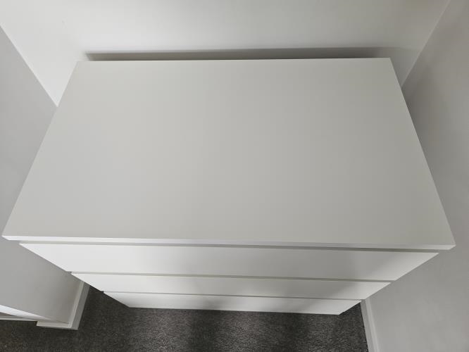 Second-hand IKEA Malm 3 Drawer Chest of Drawers - Photo 6)