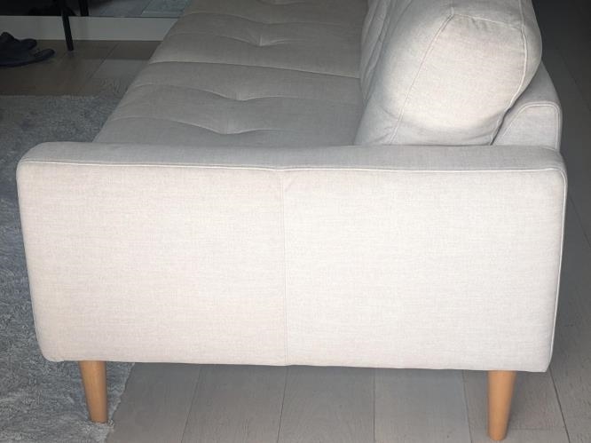 Second-hand Sofa with Matching Ottoman - Photo 6)
