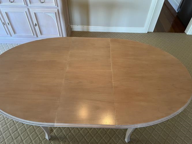 Second-hand Extendable Dining Table with 4 Chairs - Photo 6)