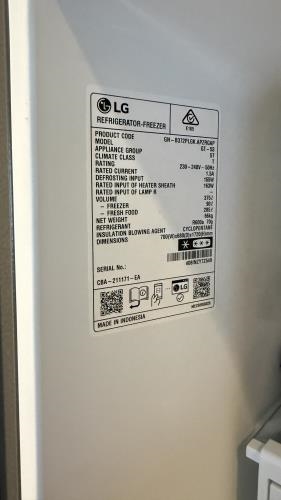 Second-hand LG 375L Top Mount Fridge - Photo 6)