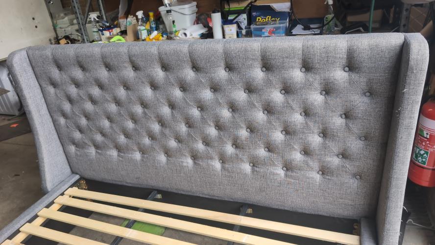 Second-hand King Size Bed Frame with 2 Storage Drawers - Photo 6)