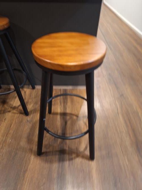 Second-hand Set of 4 Bar Stools - Photo 6)