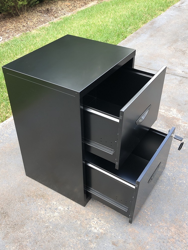 Lockable 2 Drawer Filing Cabinet - Photo 7)