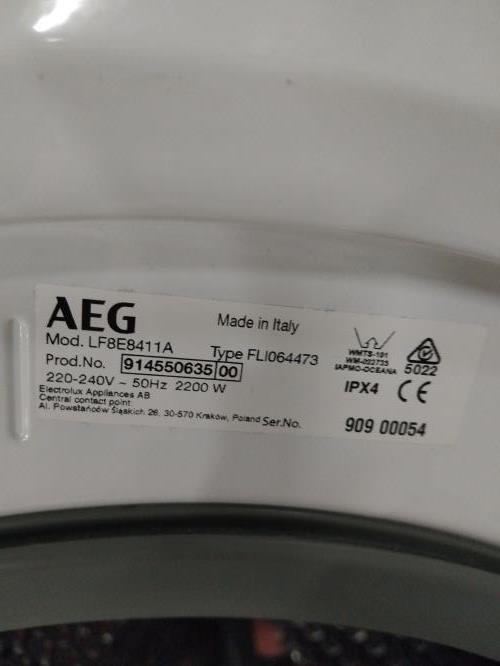 Second-hand AEG 8kg Front Load Washing Machine - Photo 7)