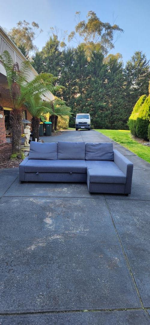 Second-hand IKEA Sofa Bed with Storage - Photo 7)