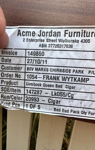 Second-hand Queen Size Bed Frame - Photo 7)