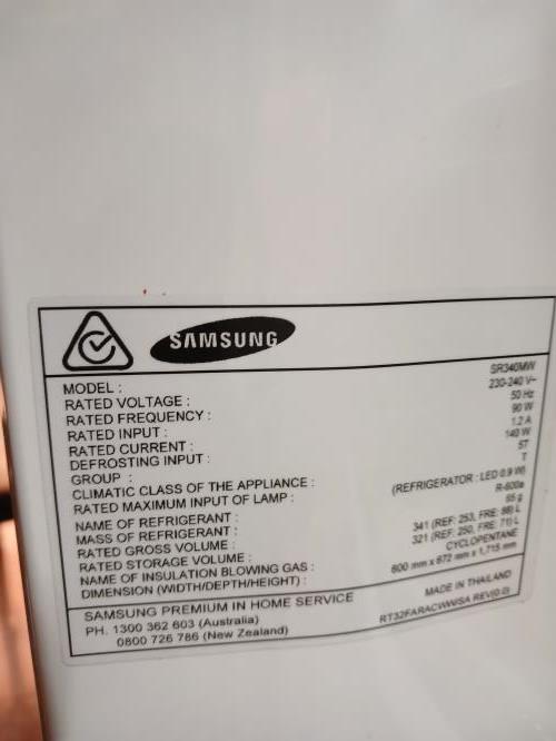 Second-hand Samsung 341L Top Mount Fridge - Photo 7)