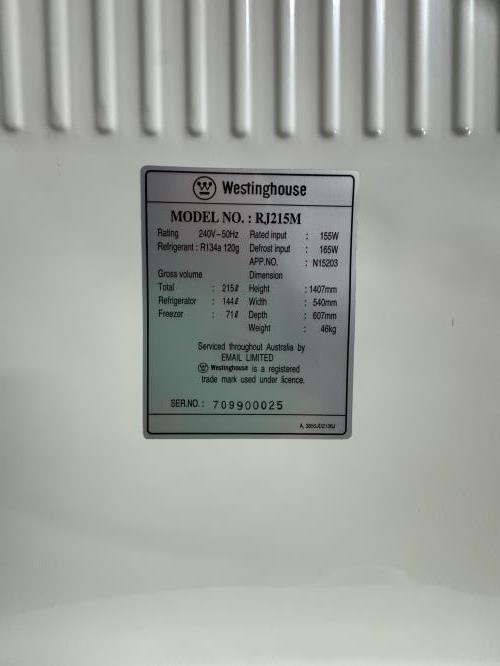 Second-hand Westinghouse 215L Top Mount Fridge - Photo 7)