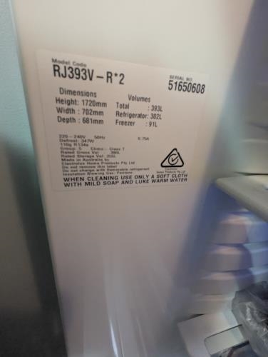 Second-hand Westinghouse 393L Top Mount Fridge - Photo 7)