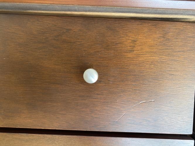Second-hand Chest of Drawers with Mirror - Photo 7)