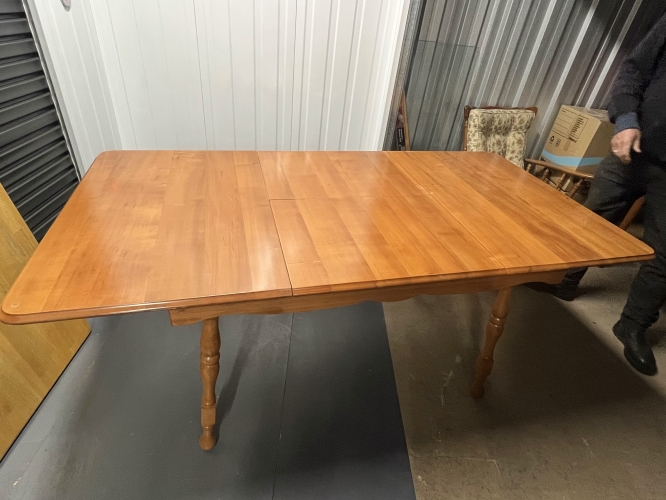 Second-hand Extendable Dining Table with 4 Chairs - Photo 7)