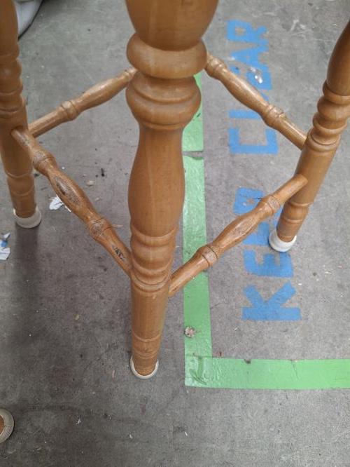 Second-hand Set of 2 Timber Bar Stools - Photo 7)