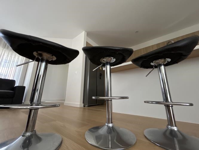 Second-hand Set of 3 Bar Stools - Photo 7)