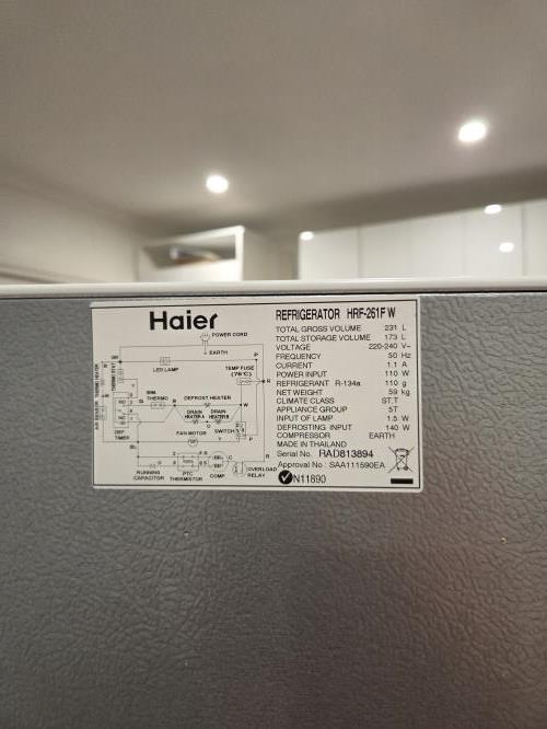 Second-hand Haier 261L Top Mount Fridge - Photo 7)