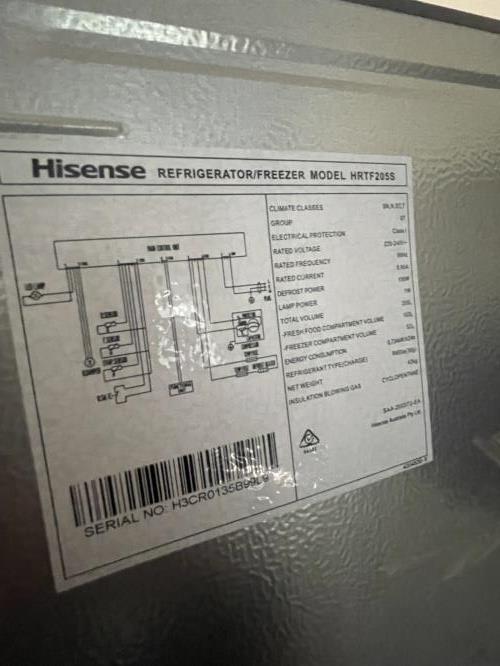 Second-hand Hisense 205L Top Mount Fridge - Photo 7)