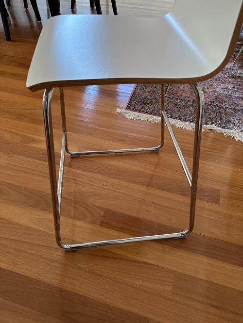 Second-hand Set of 3 Bar Stools - Photo 7)