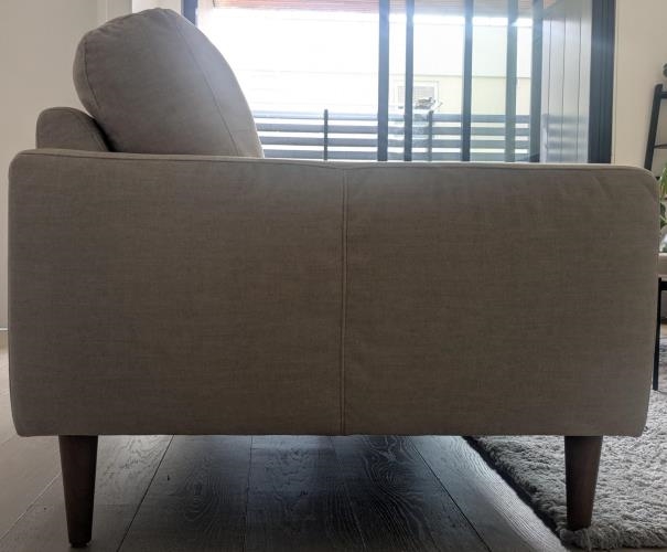 Second-hand Sofa with Matching Ottoman - Photo 7)