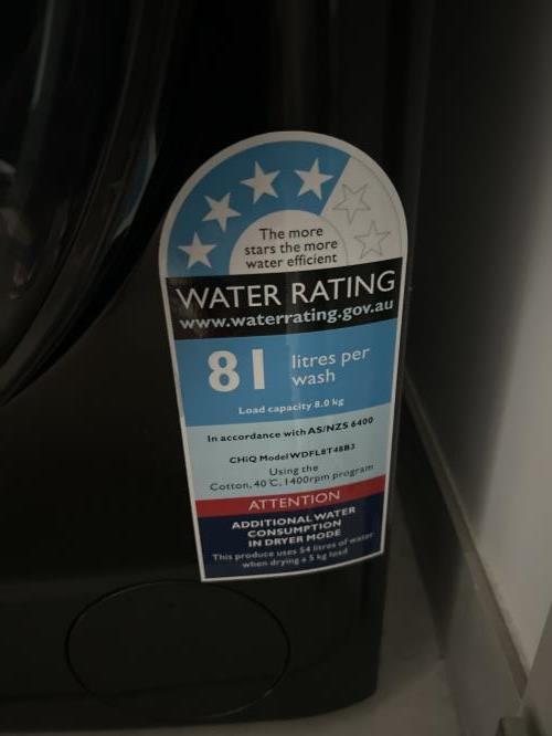 Second-hand Chiq 8kg / 5kg Washer-Dryer Combo - Photo 8)