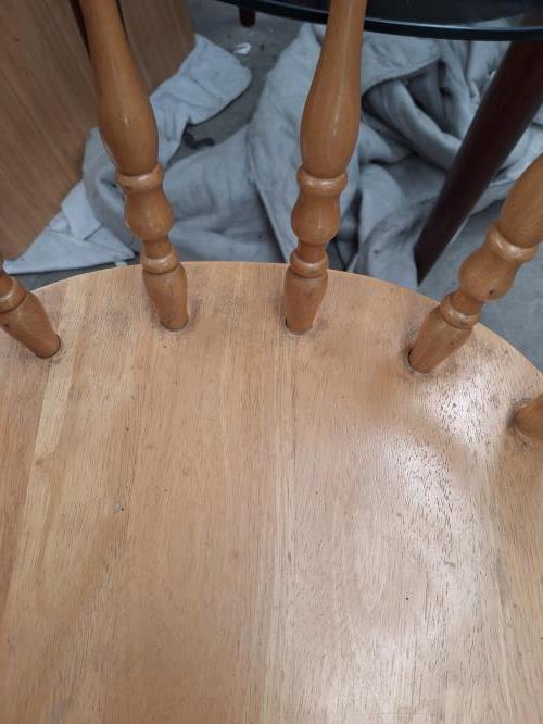Second-hand Set of 2 Timber Bar Stools - Photo 8)
