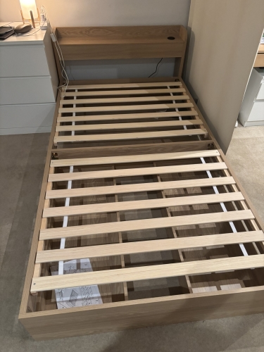 Second-hand King Single Bed Frame with 2 Storage Drawers - Photo 8)