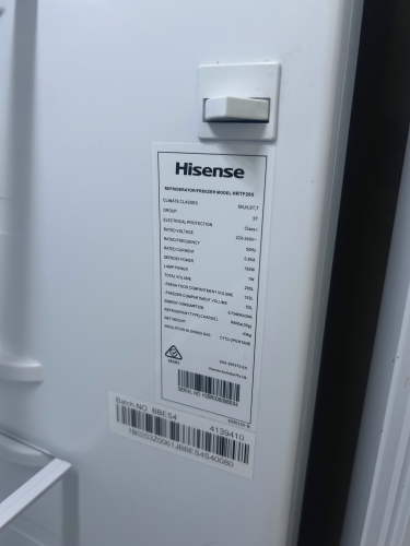 Second-hand Hisense 205L Top Mount Fridge - Photo 8)